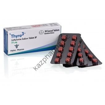 Thyro3 (Трийодтиронин) Т3 Alpha Pharma 30 таблеток (1таб 25 мкг) - Минск