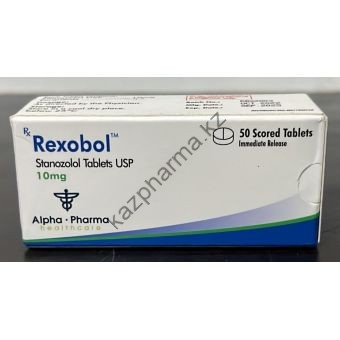 Rexobol (Станозолол, Винстрол) Alpha Pharma 50 таблеток (1таб 10 мг) - Минск