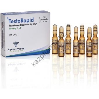 TestoRapid (Тестостерон пропионат) Alpha Pharma 10 ампул по 1мл (1амп 100 мг) - Минск