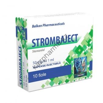 Станозолол, Винстрол Balkan Strombaject aqua 10 ампул по 1мл (1амп 50 мг) - Минск
