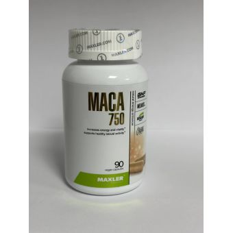 Бустер тестостерона Maxler MACA 750 90 капсул по 750 мг Минск